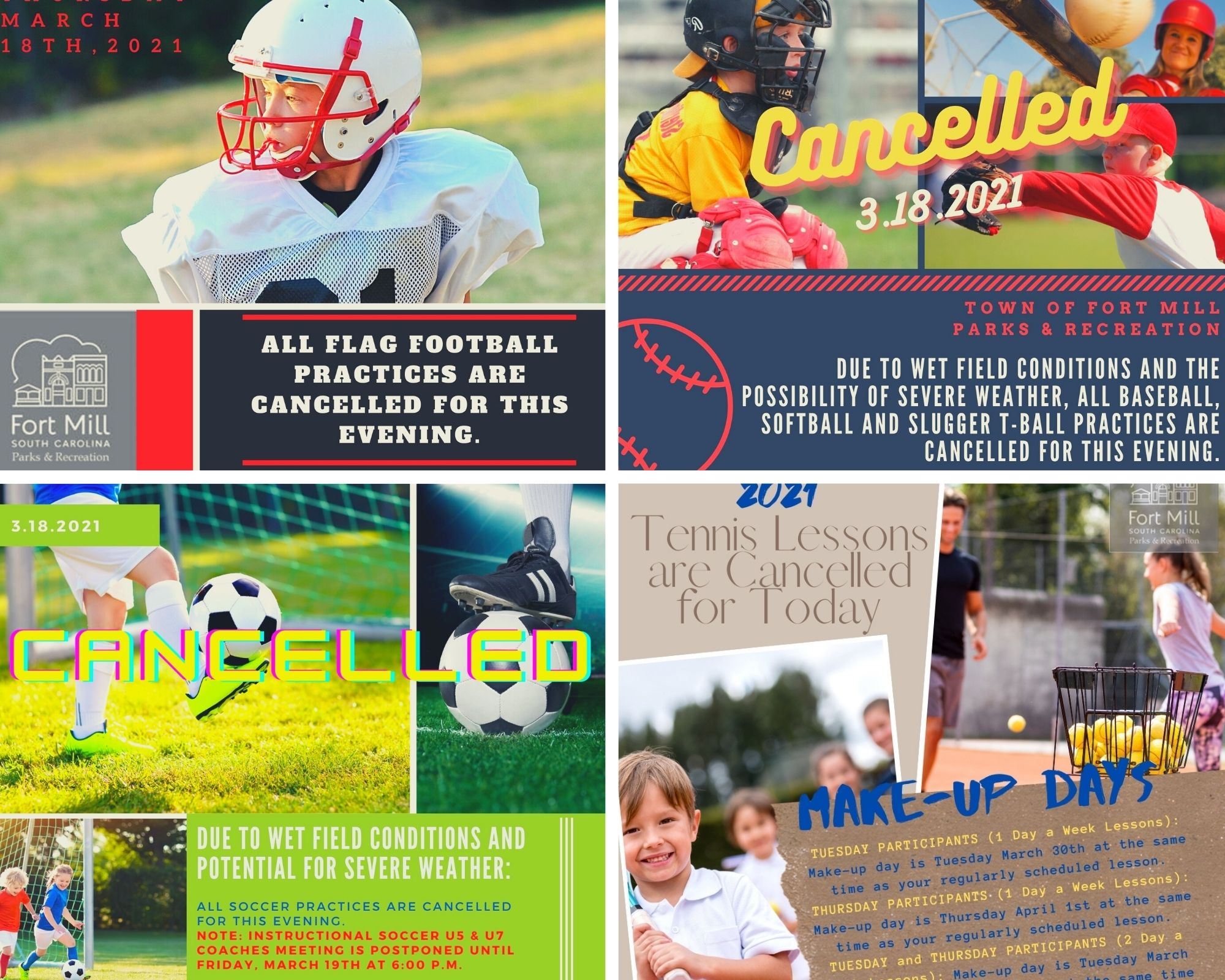 Soccer Cancellations 3.18.2021