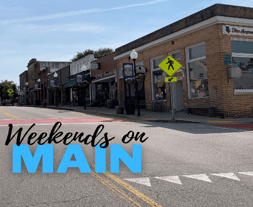 Weekends on Main- Logo for signs