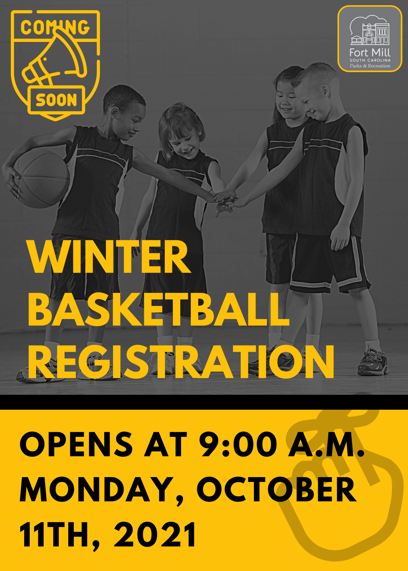 Winter Basketball 2021 Coming Soon Announcement 10.5.2021