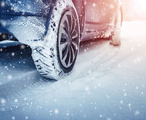 car in winter weather