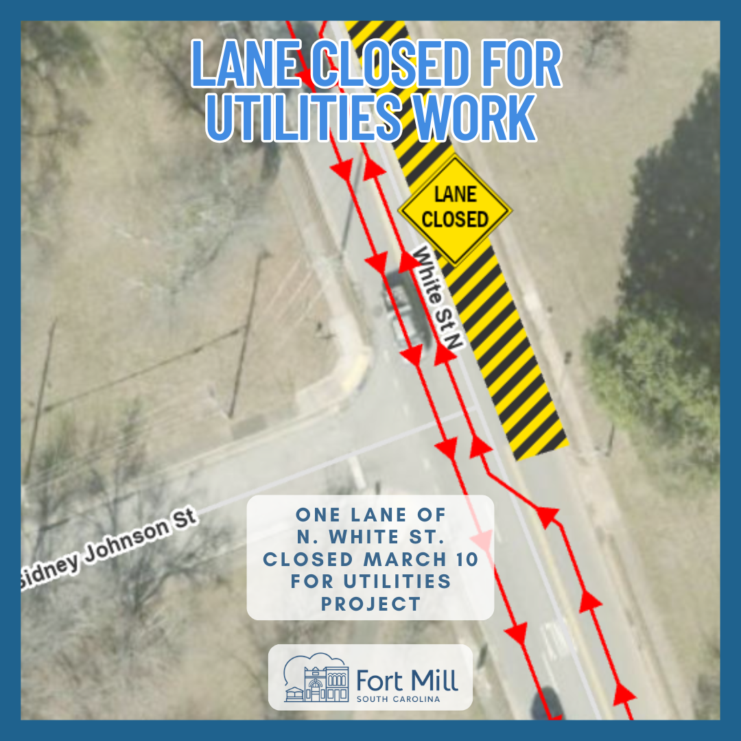 N. White and Sidney Johnson St Utilities work planned for March 10--3-9-26
