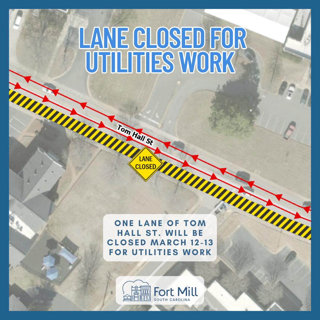 Tom Hall St. Utilities work planned for March 12 to 13--3-12-26