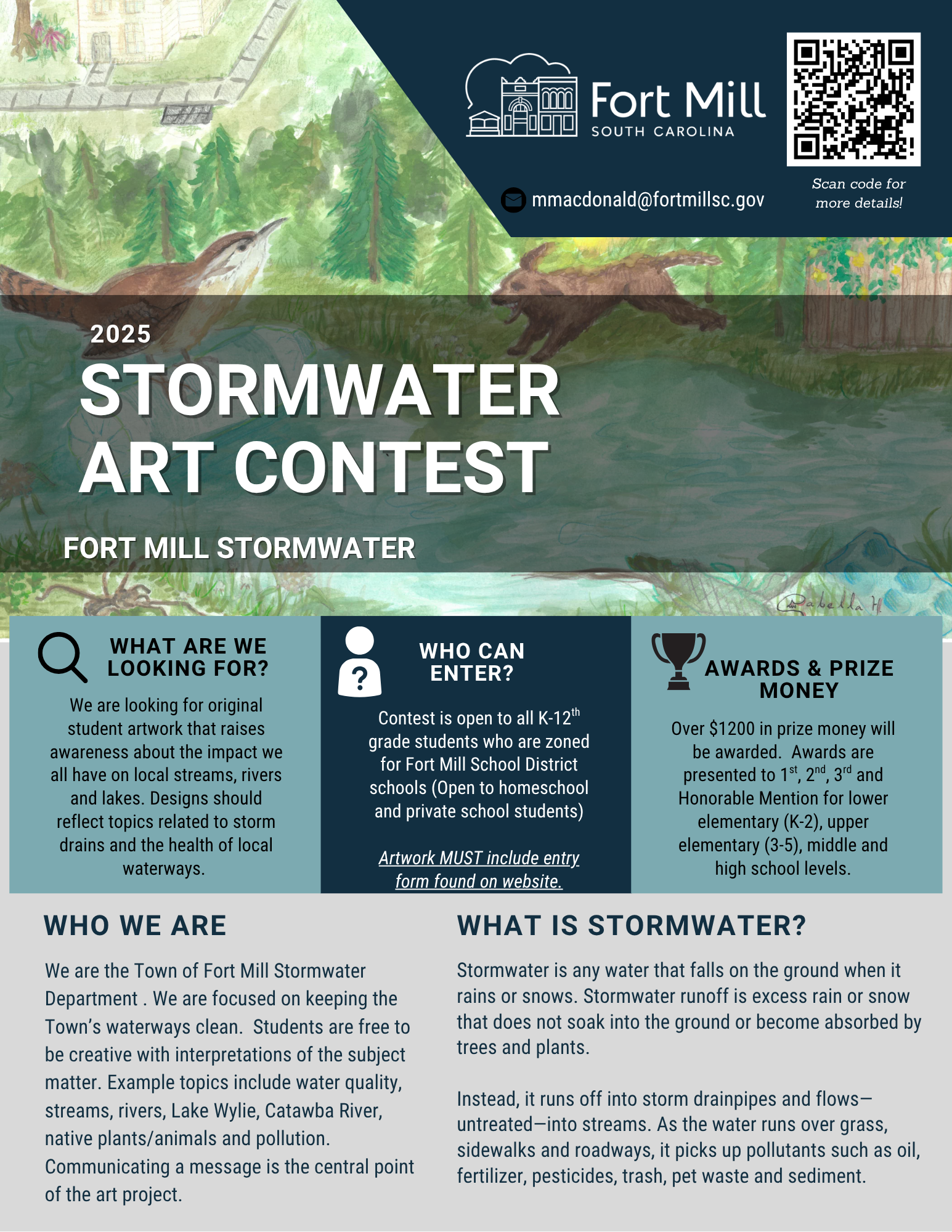 Stormwater Art Contest Flyer (2)